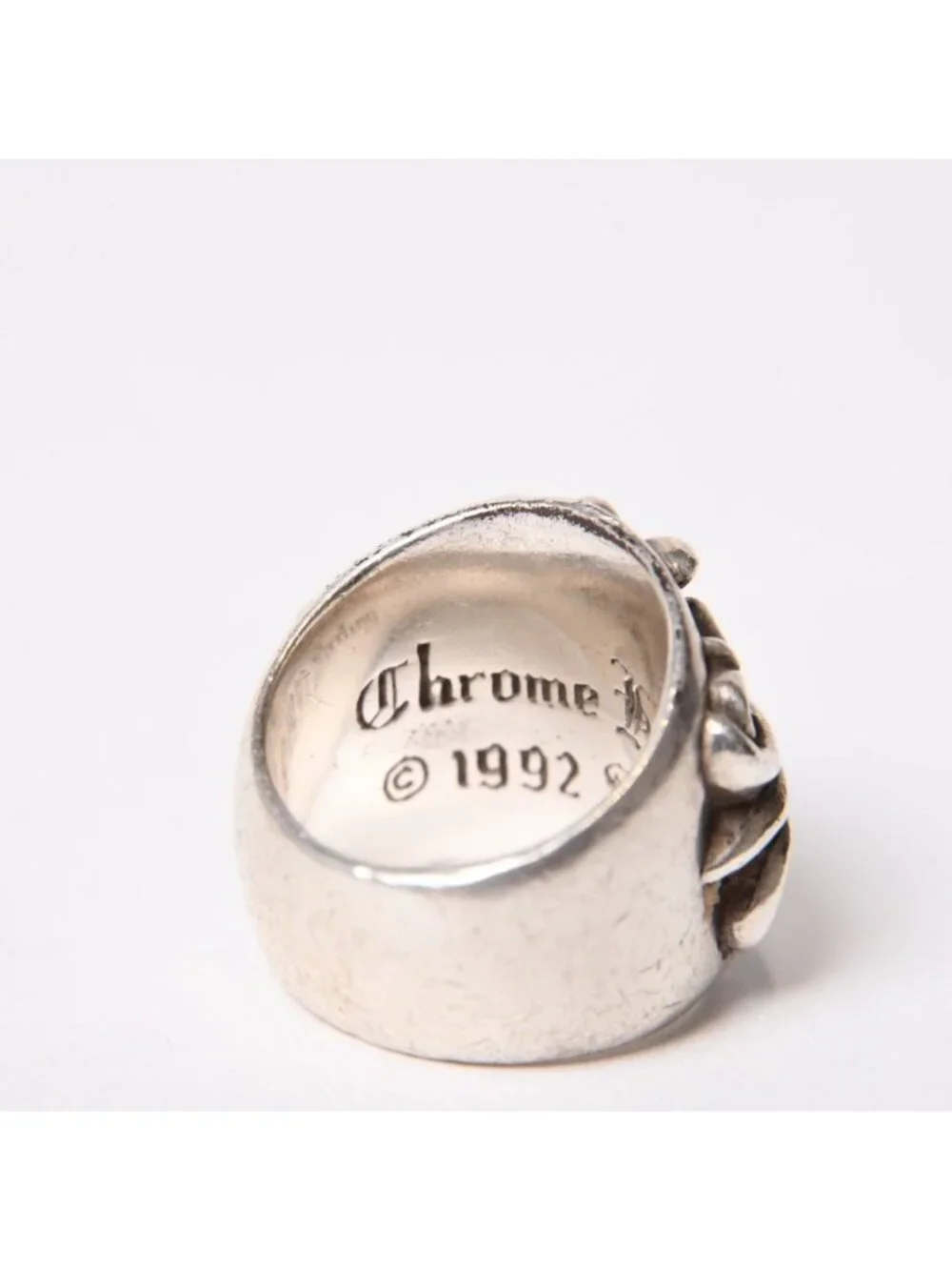 Chrome Hearts Keeper Ring 925 Sterling Silver